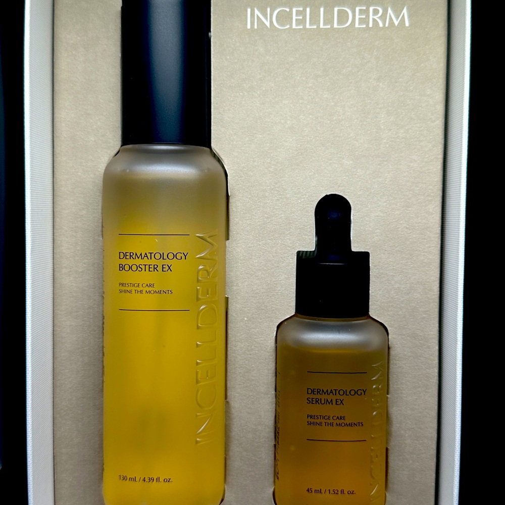 New, Sealed Incellderm Booster Ex And Serum Ex